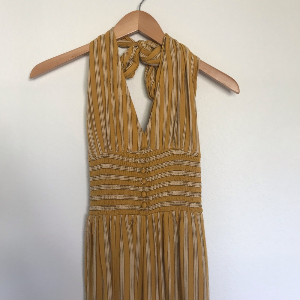 Striped jumpsuit